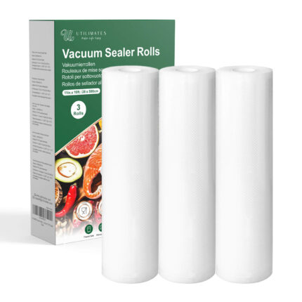 Vacuum Sealer Bags Rolls 11 inch 16 feet 3-pack